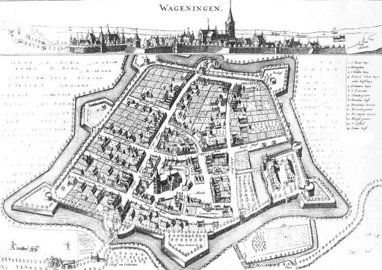 old map Wageningen