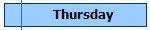 Thursday